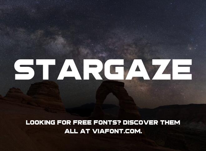 Stargaze Font