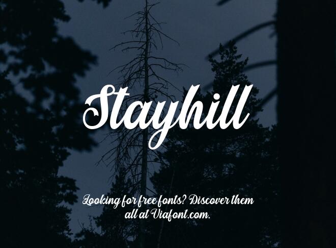 Stayhill Font