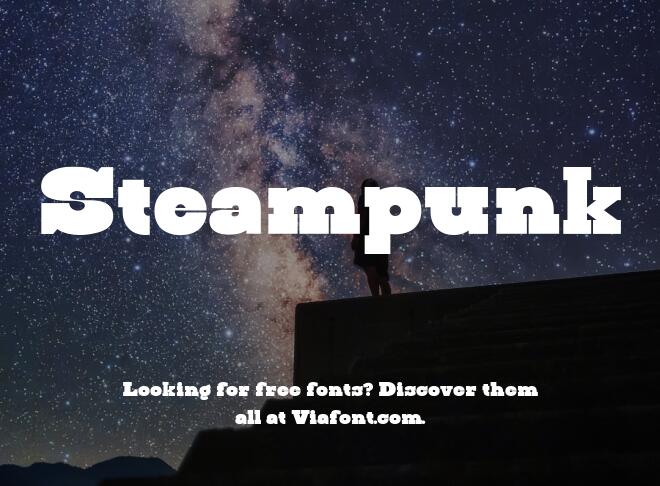 Steampunk Font