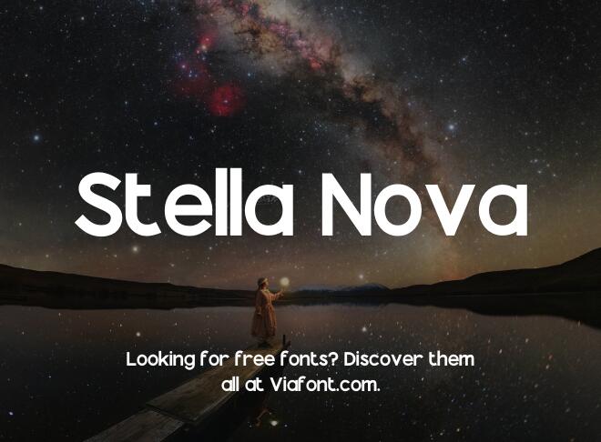 Stella Nova Font