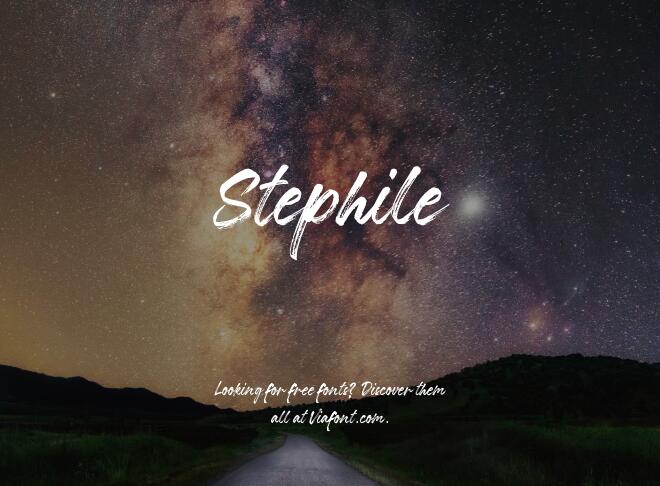 Stephile Font