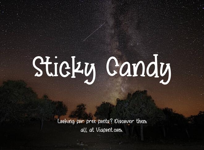 Sticky Candy Font