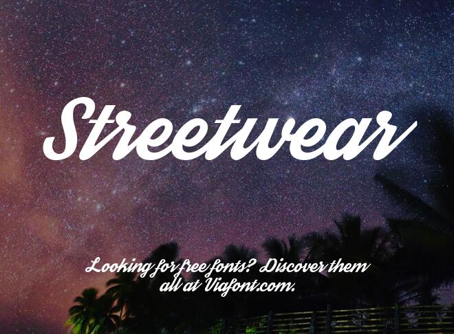 Streetwear Font