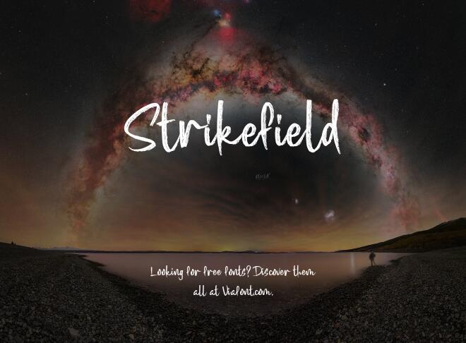 Strikefield Font