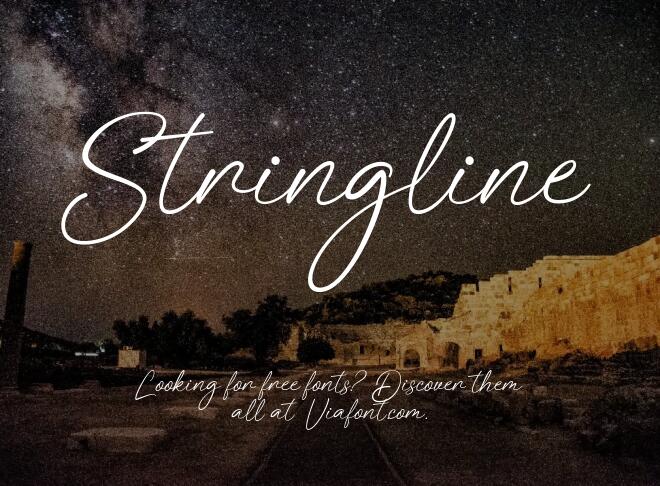 Stringline Font