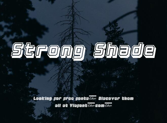 Strong Shade Font