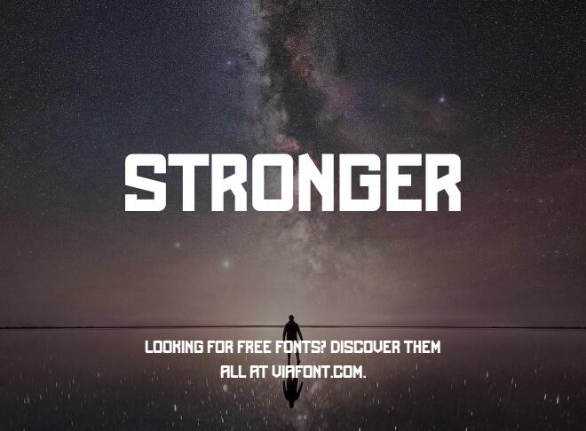 Stronger Font