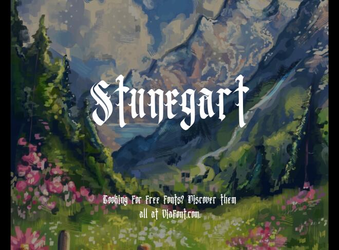 Stunegart Font