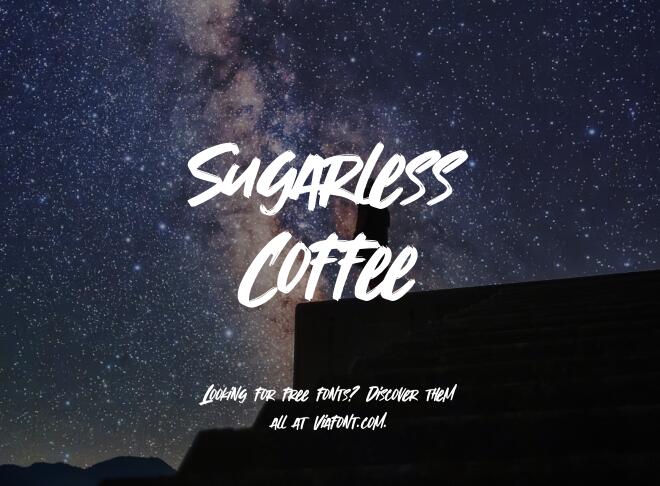 Sugarless Coffee Font