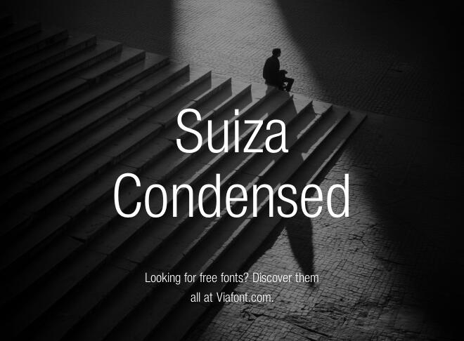 Suiza Condensed Font