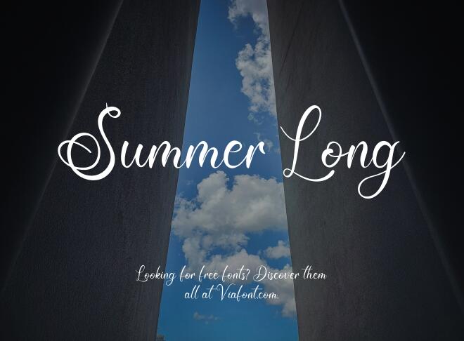 Summer Long Font