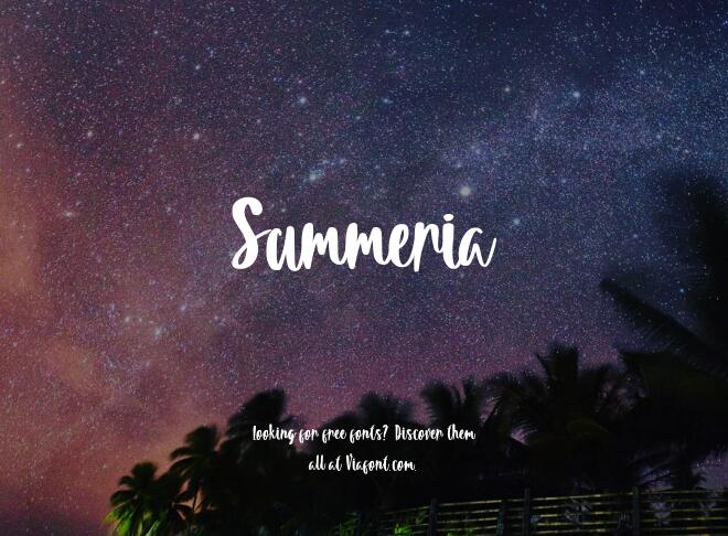 Summeria Font
