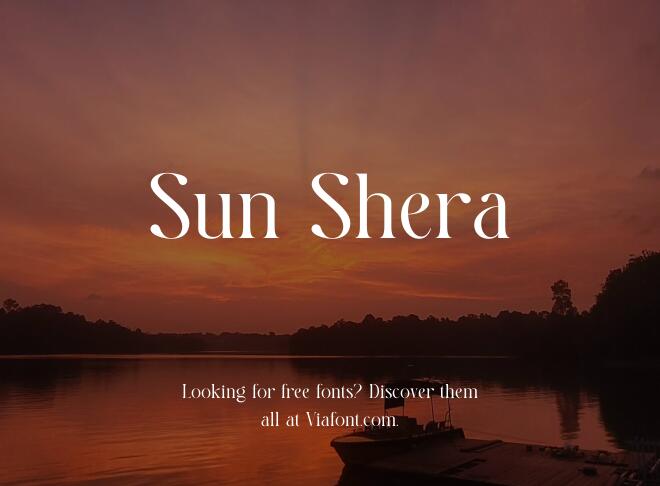 Sun Shera Font