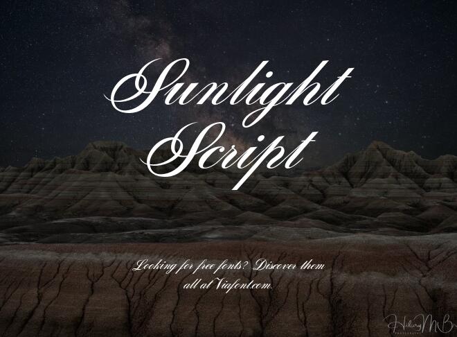 Sunlight Script Font