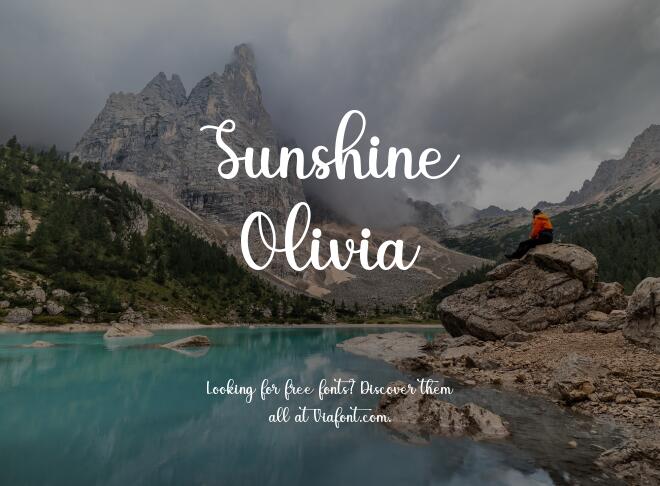 Sunshine Olivia Font