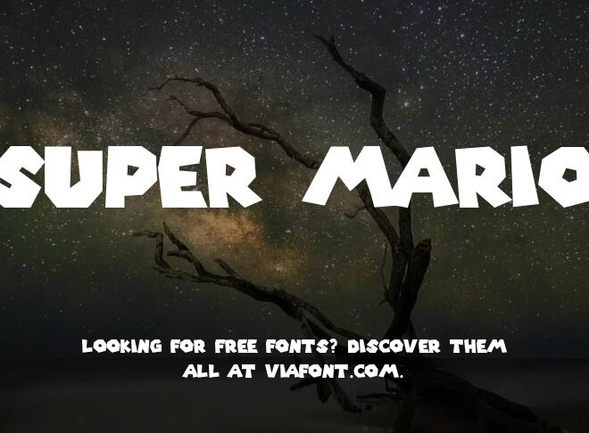 Super Mario Font