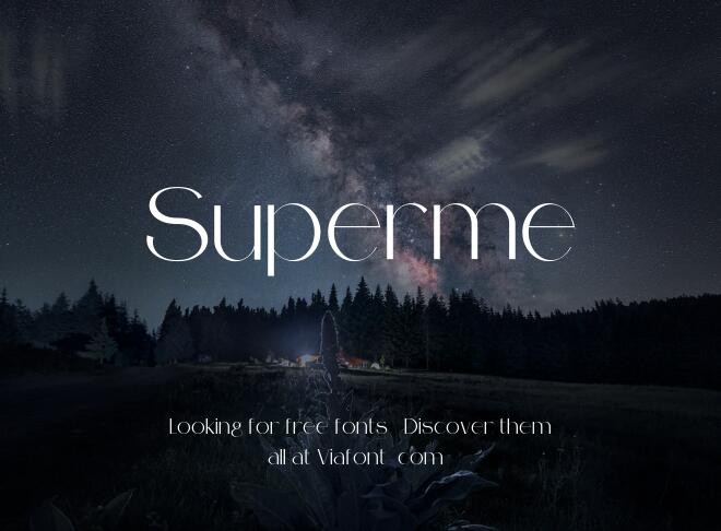 Superme Font