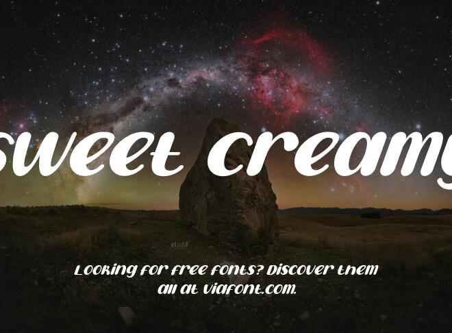 Sweet Creamy Font