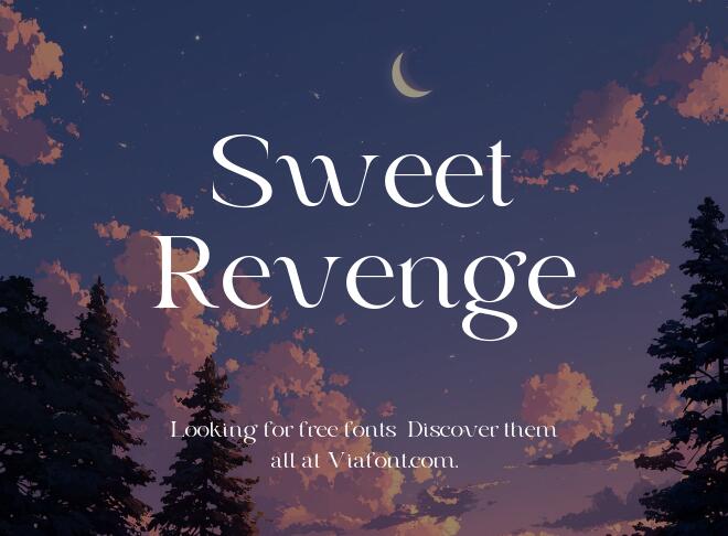 Sweet Revenge Font