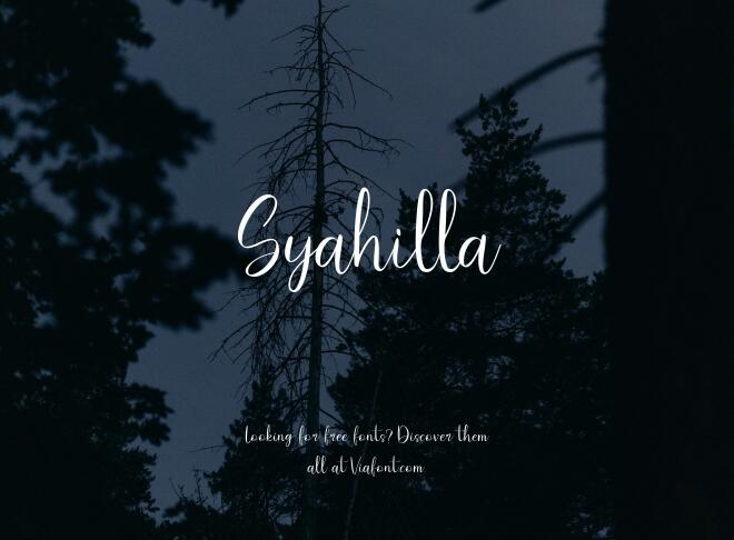 Syahilla Font