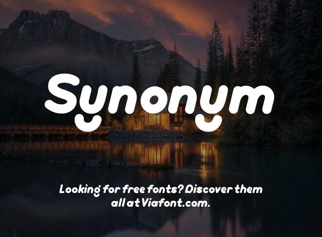 Synonym Font