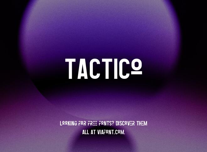 Tactico Font