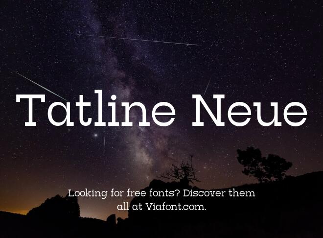 Tatline Neue Font