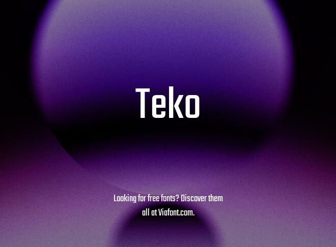 Teko Font