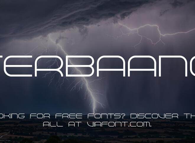 Terbaang Font