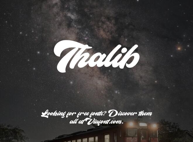 Thalib Font