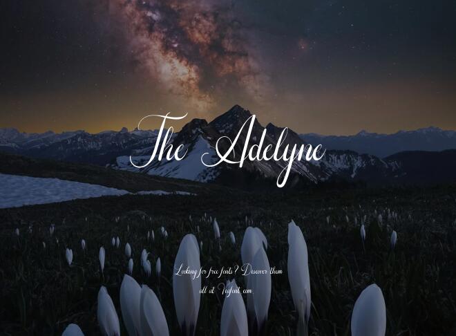 The Adelyne Font