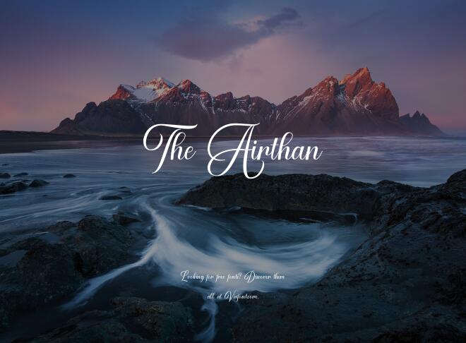 The Airthan Font