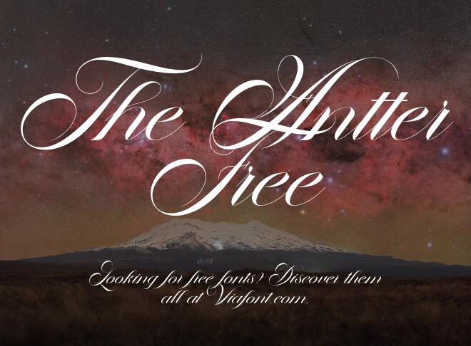 The Antter Free Font