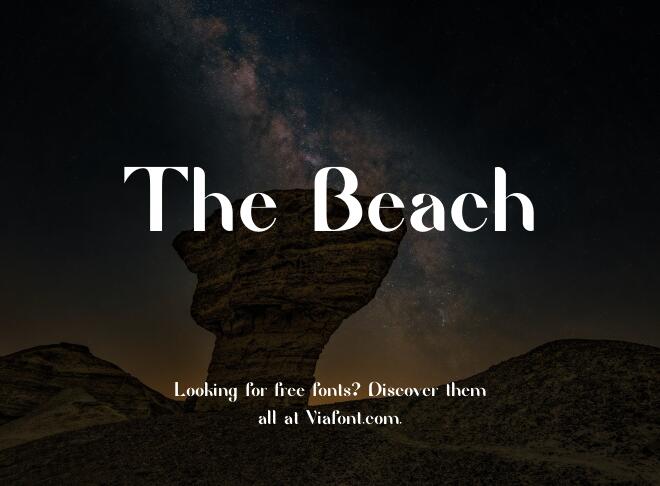 The Beach Font