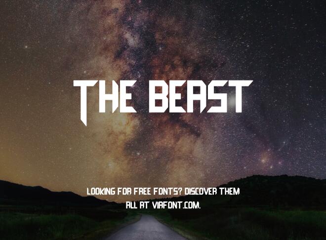 The Beast Font