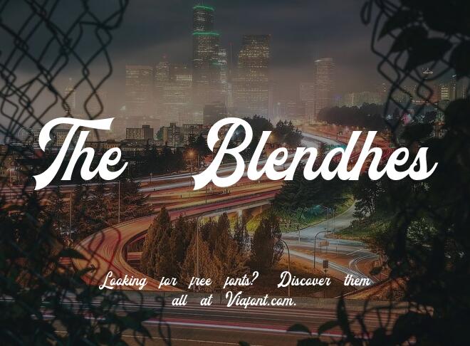 The Blendhes Font