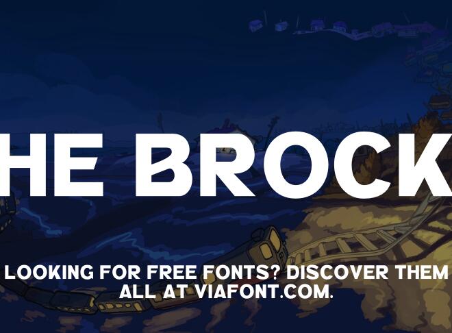 The Brocky Font