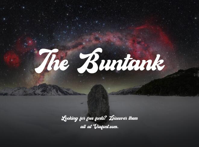 The Buntank Font
