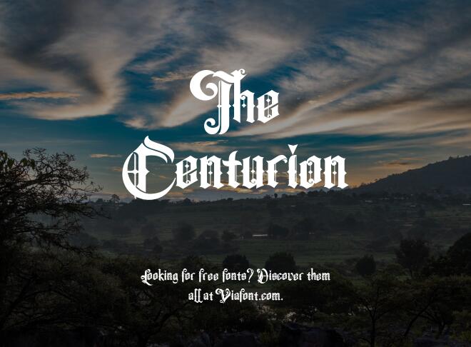 The Centurion Font