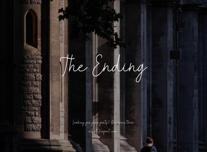 The Ending Font