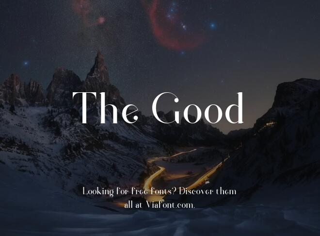The Good Font