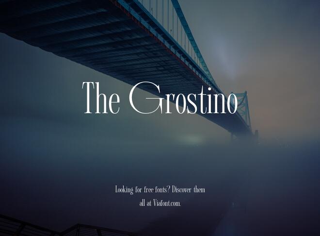 The Grostino Font