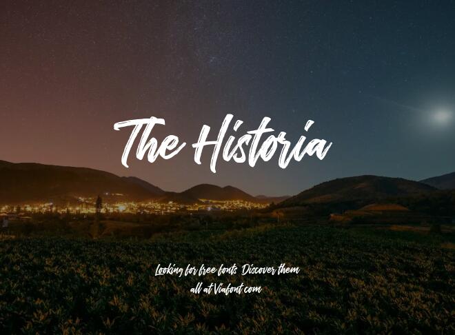 The Historia Font