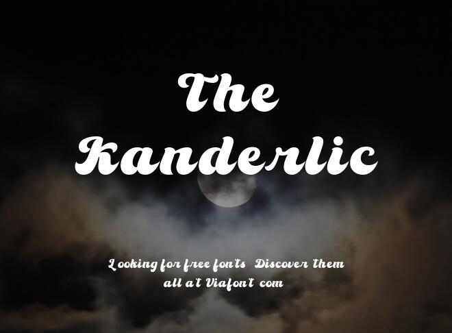 The Kanderlic Font