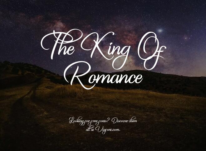The King Of Romance Font