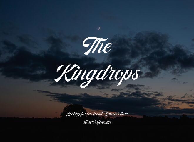 The Kingdrops Font