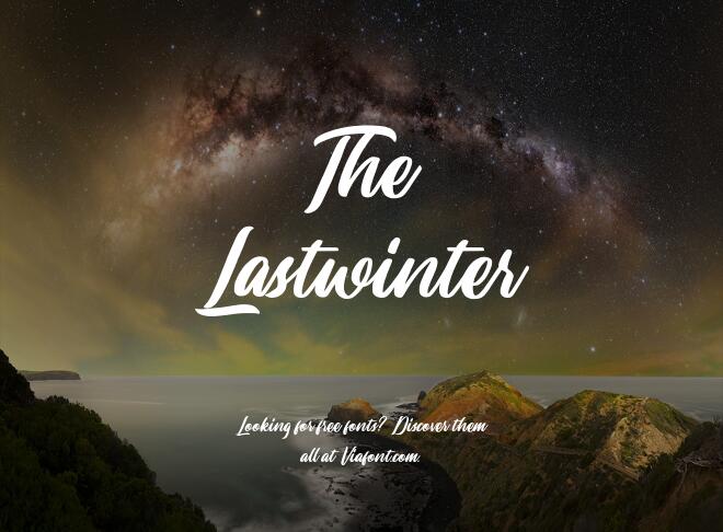 The Lastwinter Font