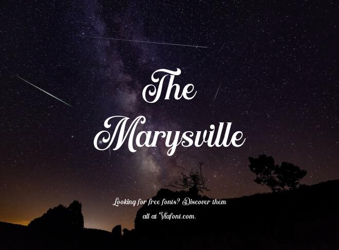 The Marysville Font