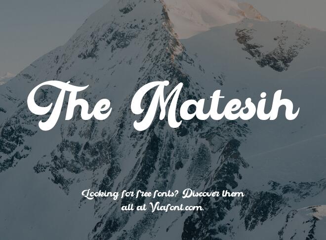 The Matesih Font