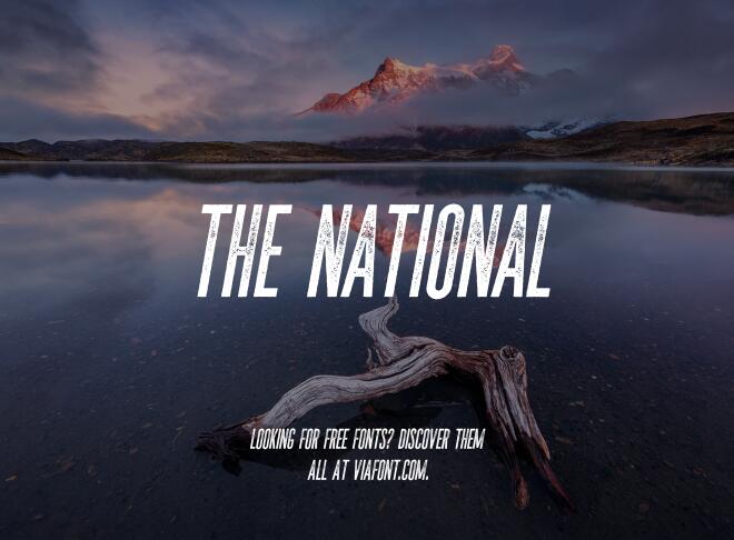 The National Font